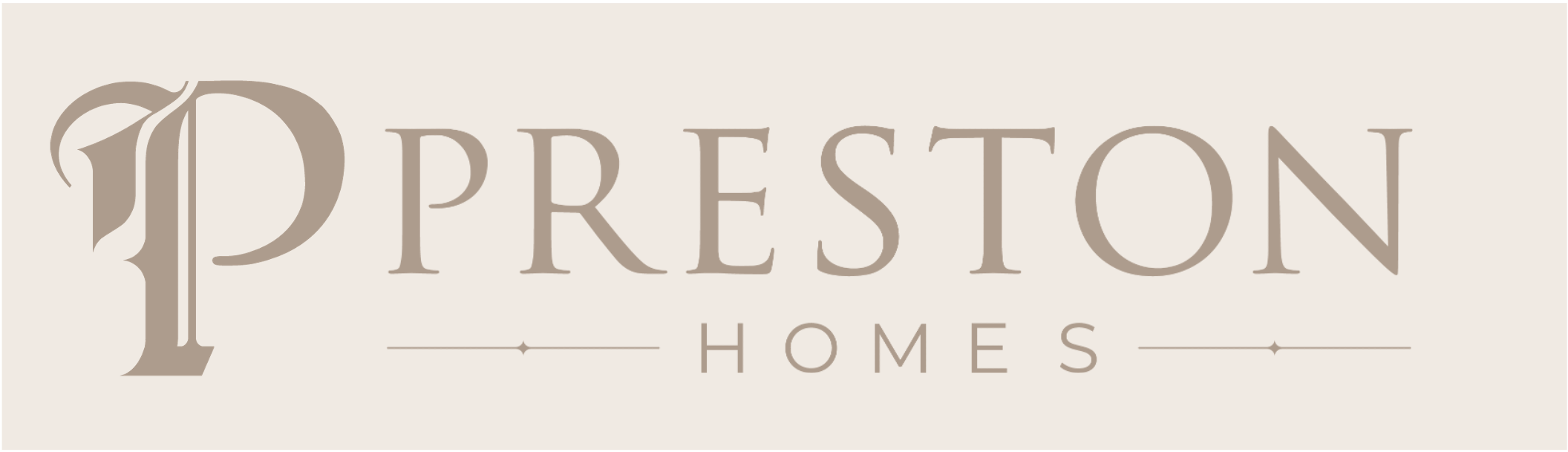 Preston Homes stacked logo